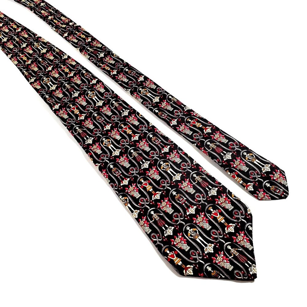 Briar Mens Necktie Vintage Accessory Office Work Casual Dad Gift